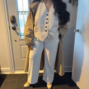 Zara Vest in cream colour